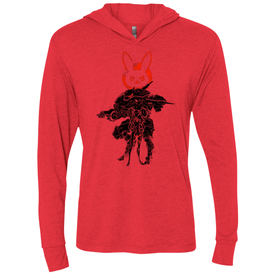 T-Shirts Vintage Red / X-Small TRADITIONAL MEKA Triblend Long Sleeve Hoodie Tee