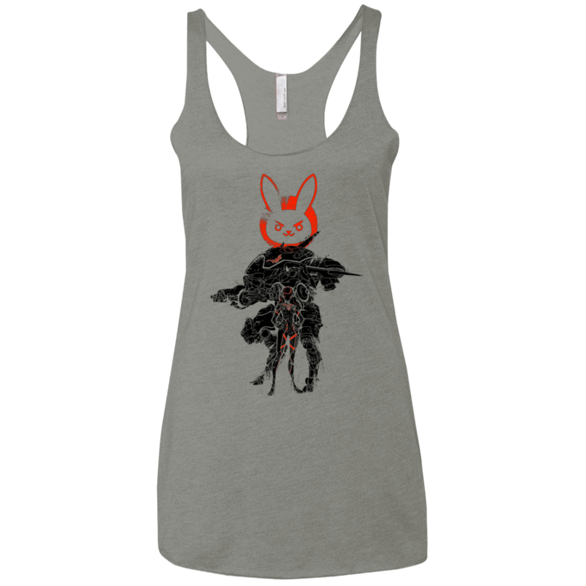 T-Shirts Venetian Grey / X-Small TRADITIONAL MEKA Women's Triblend Racerback Tank