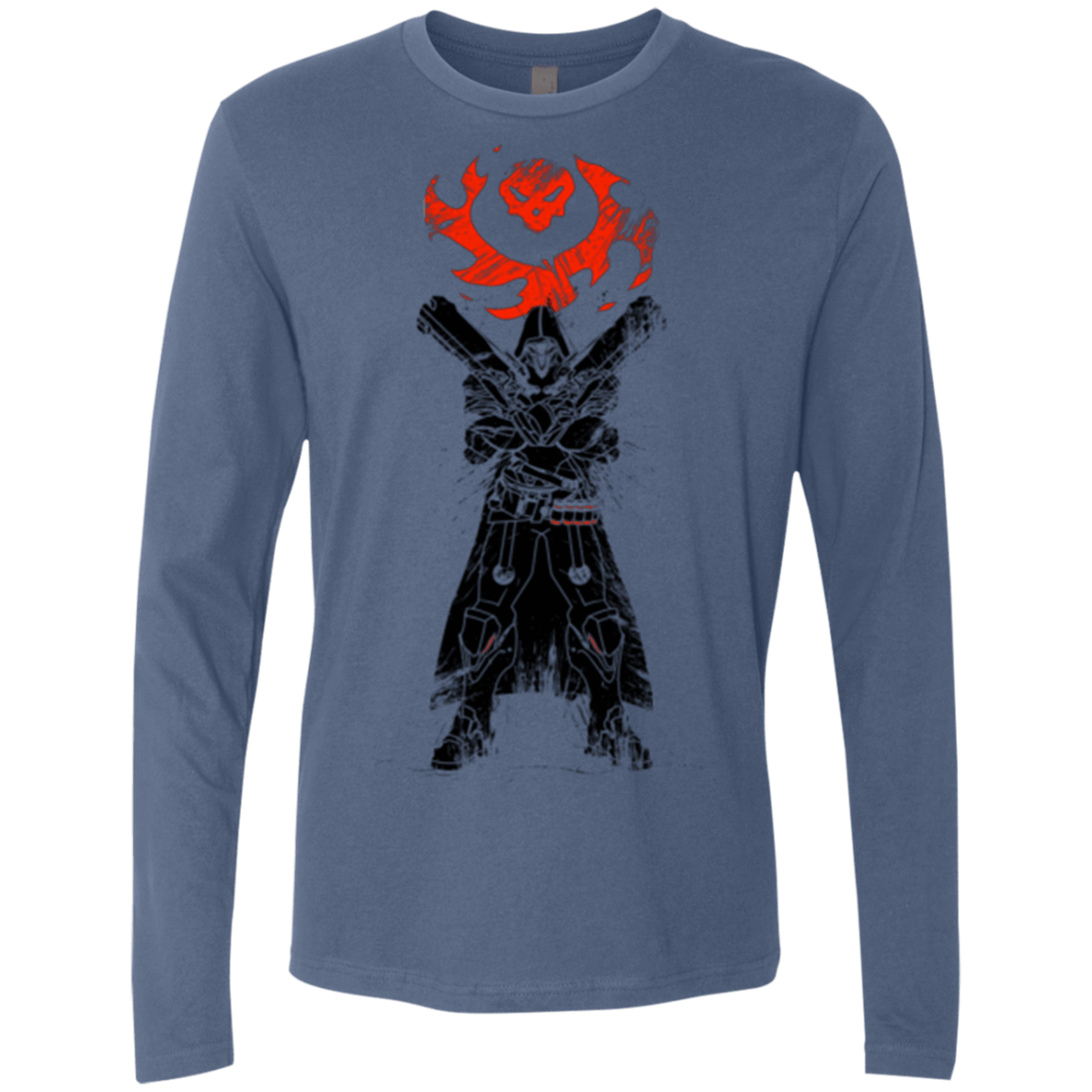 T-Shirts Indigo / Small TRADITIONAL REAPER Men's Premium Long Sleeve