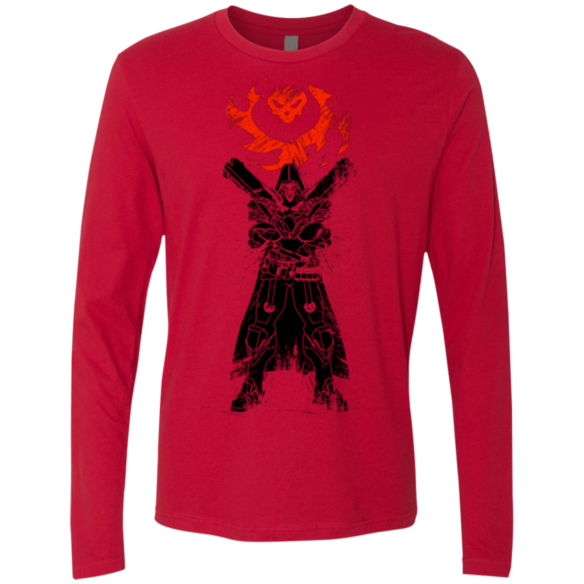 T-Shirts Red / Small TRADITIONAL REAPER Men's Premium Long Sleeve