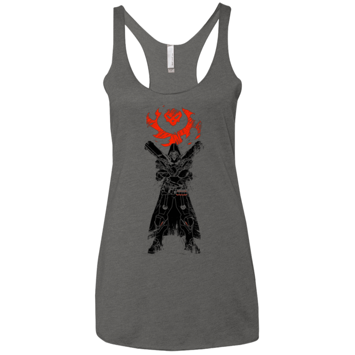 T-Shirts Premium Heather / X-Small TRADITIONAL REAPER Women's Triblend Racerback Tank
