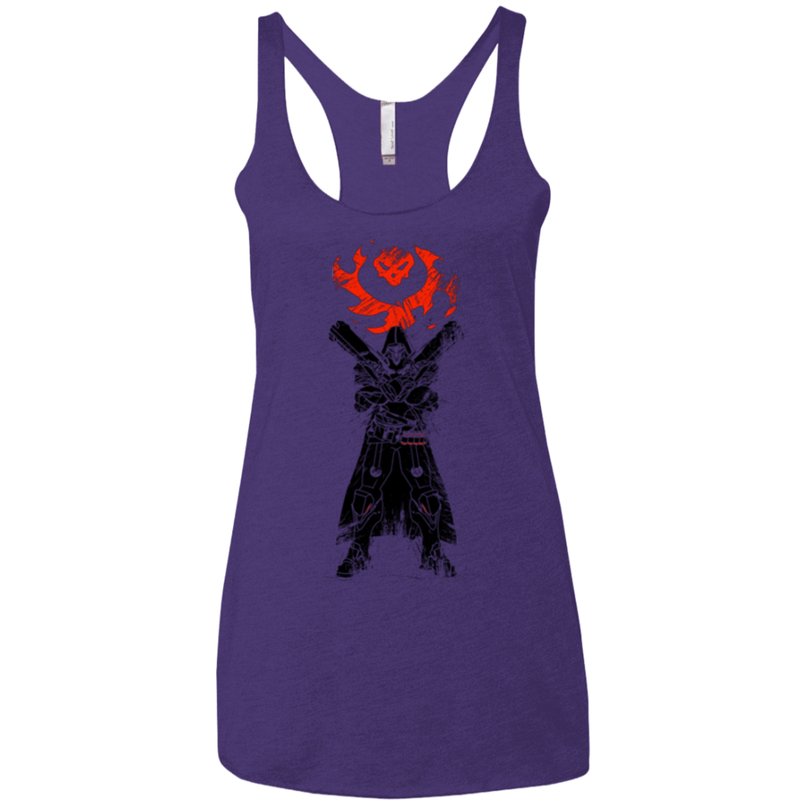 T-Shirts Purple / X-Small TRADITIONAL REAPER Women's Triblend Racerback Tank