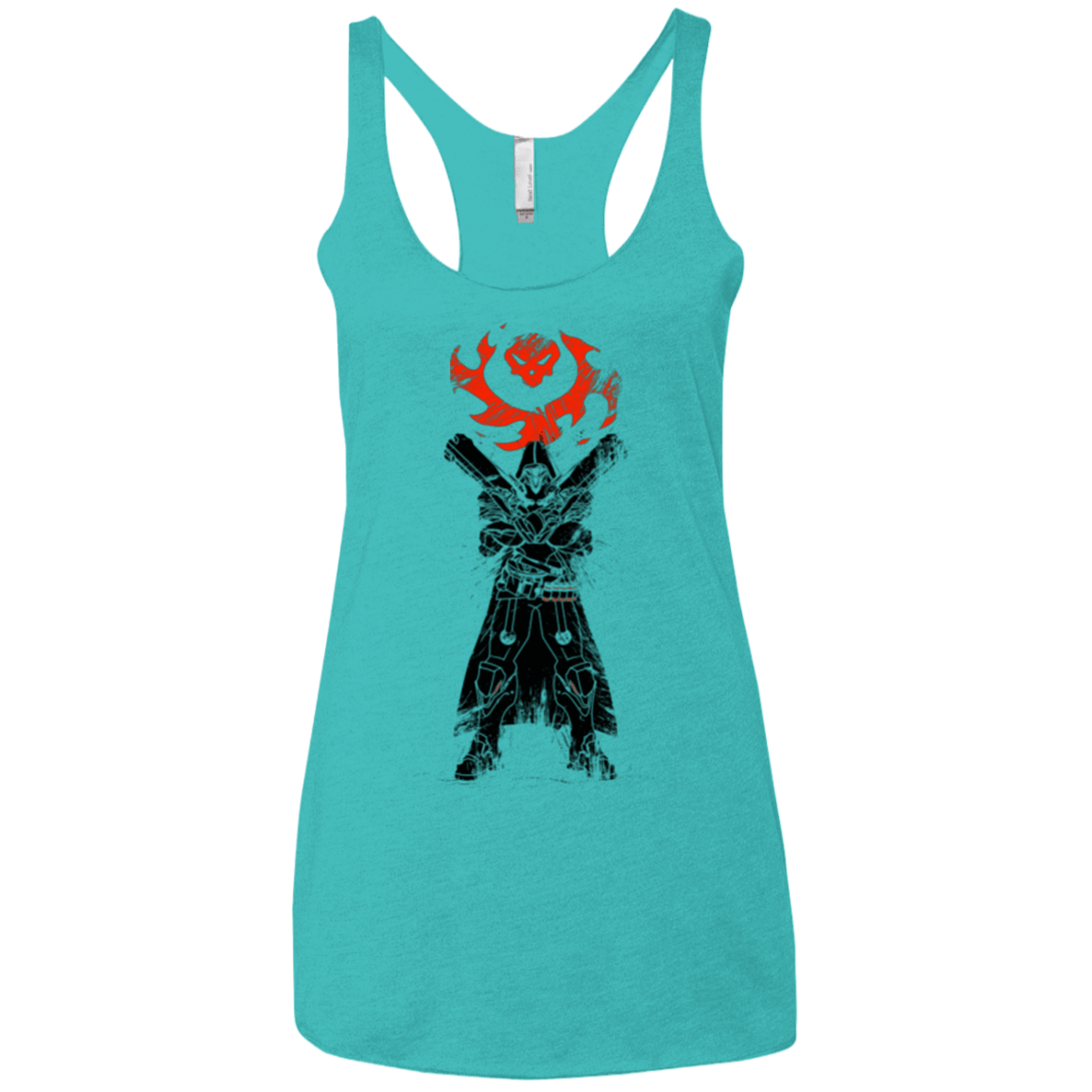 T-Shirts Tahiti Blue / X-Small TRADITIONAL REAPER Women's Triblend Racerback Tank
