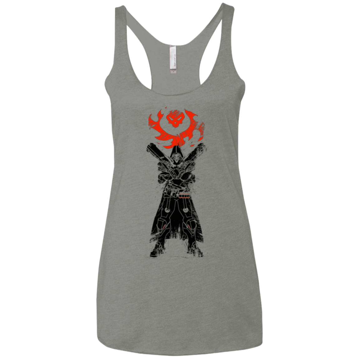 T-Shirts Venetian Grey / X-Small TRADITIONAL REAPER Women's Triblend Racerback Tank