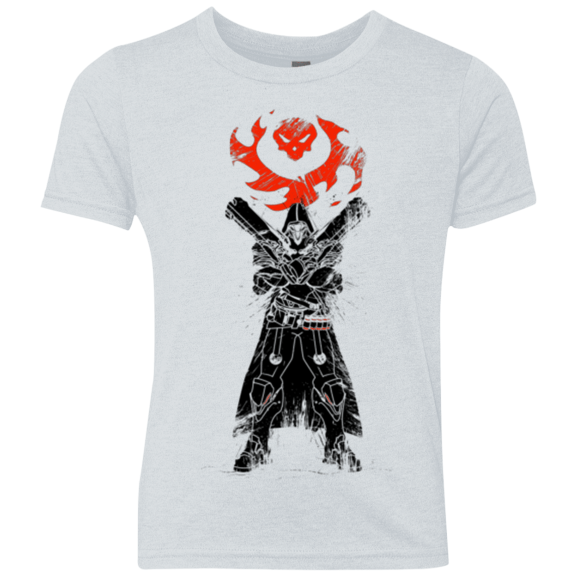 T-Shirts Heather White / YXS TRADITIONAL REAPER Youth Triblend T-Shirt