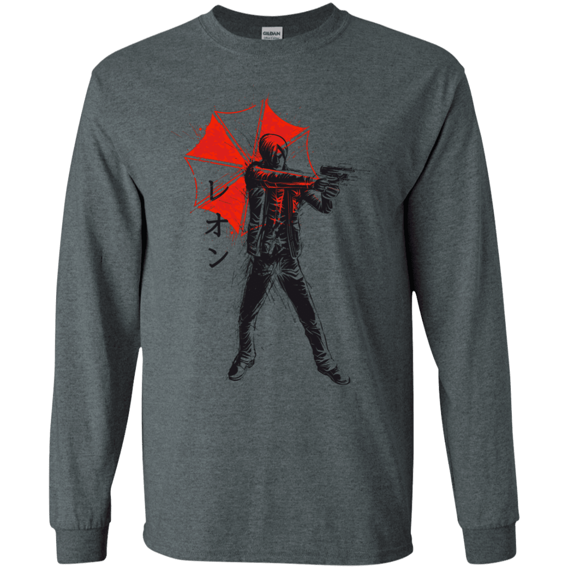 T-Shirts Dark Heather / S Traditional S.T.A.R.S Men's Long Sleeve T-Shirt