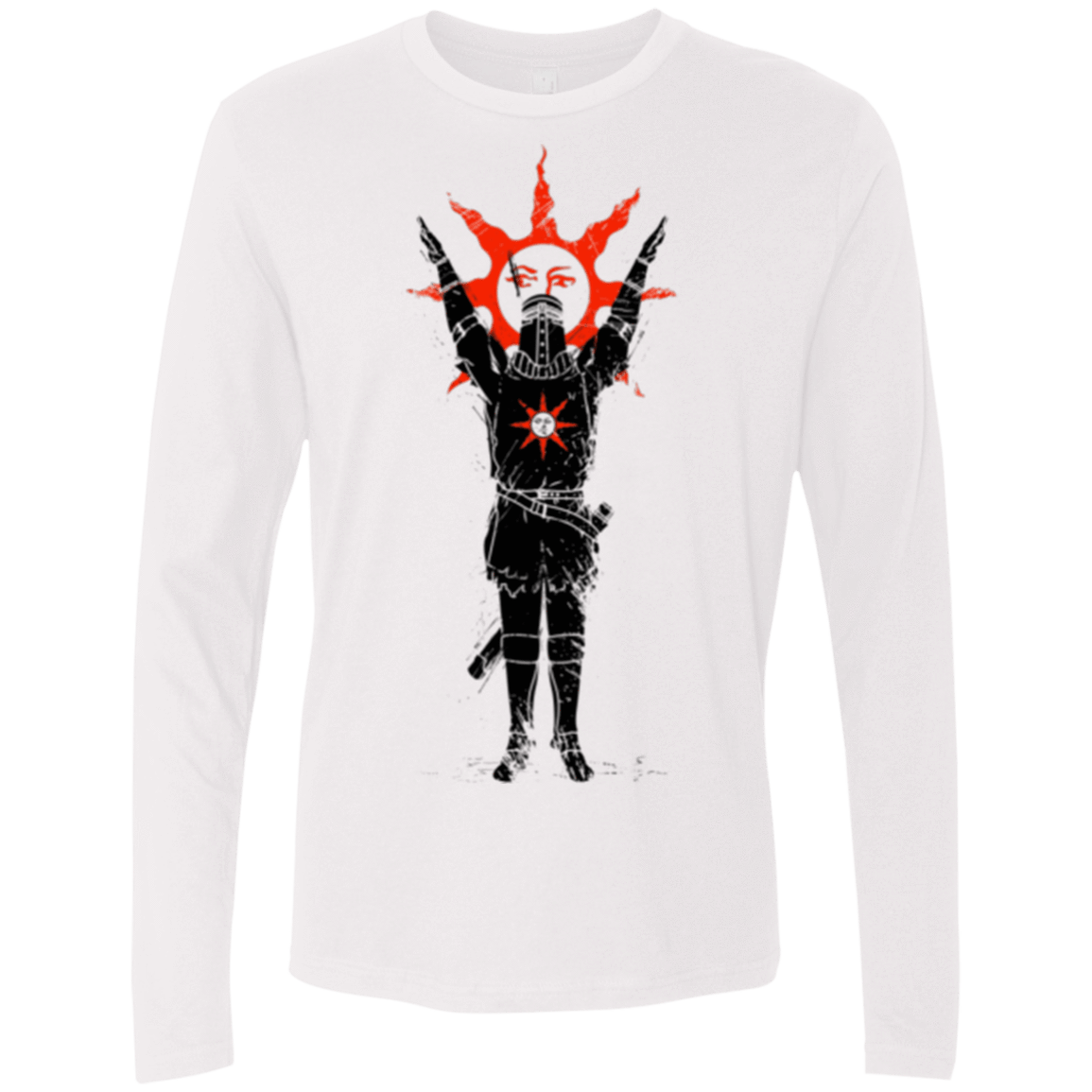 T-Shirts White / Small Traditional Solarius Men's Premium Long Sleeve