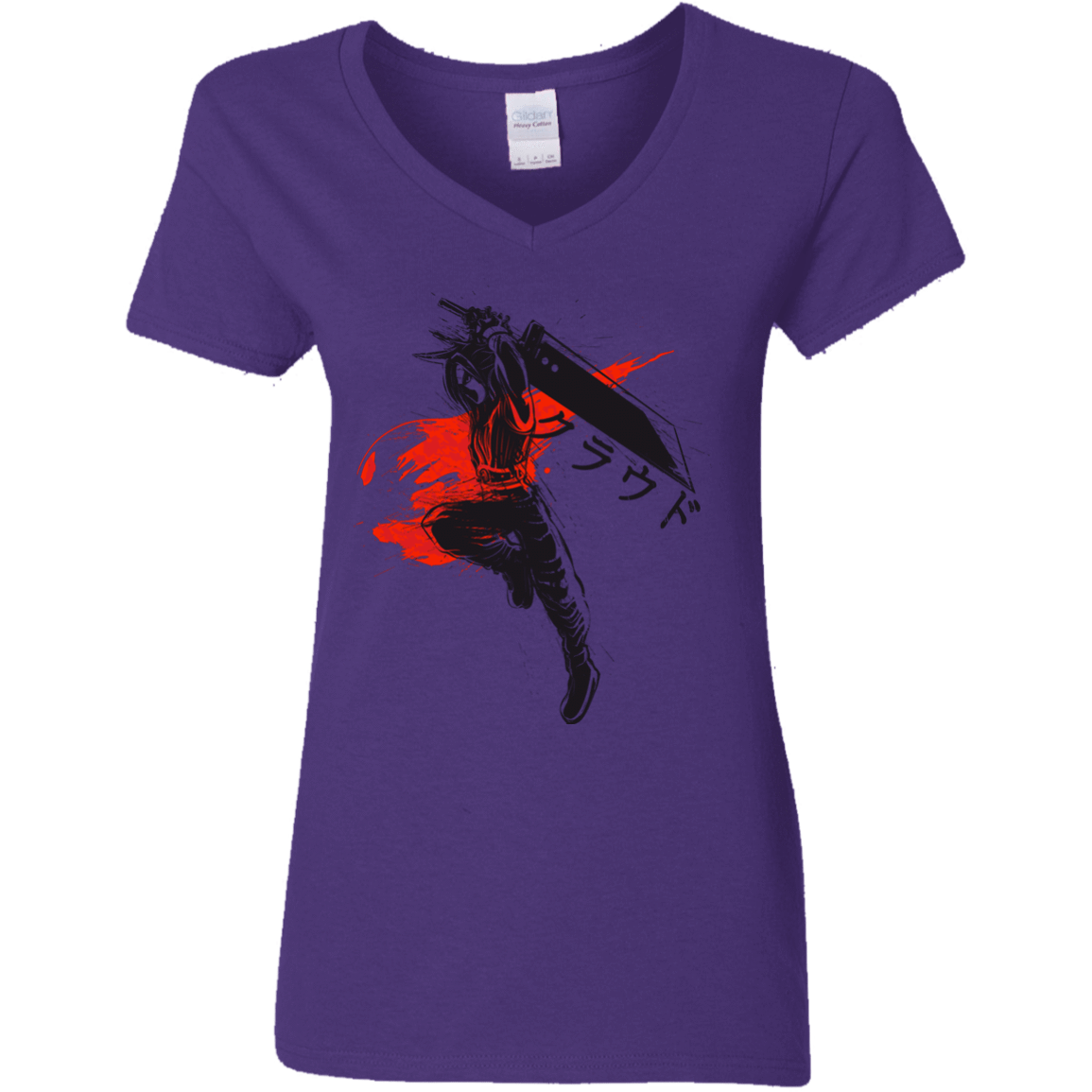 T-Shirts Purple / S Traditional Soldier Women's V-Neck T-Shirt