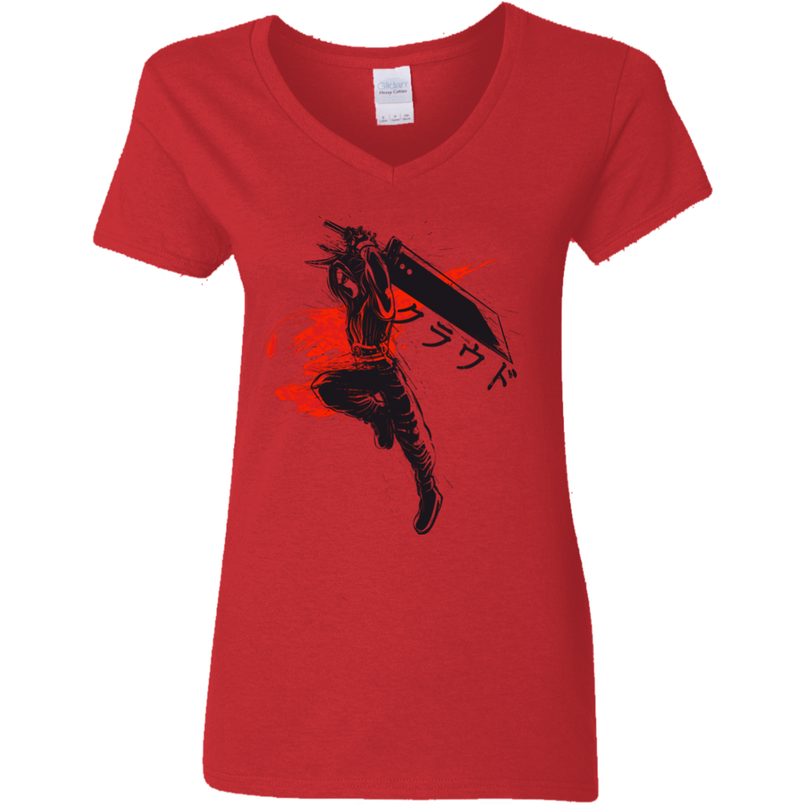 T-Shirts Red / S Traditional Soldier Women's V-Neck T-Shirt