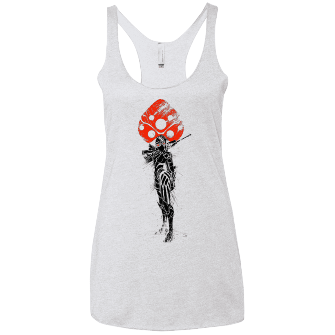 T-Shirts Heather White / X-Small TRADITIONAL WIDOW MAKER Women's Triblend Racerback Tank