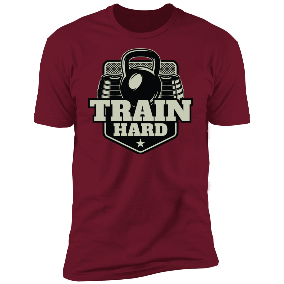 T-Shirts Cardinal / S Train Hard Men's Premium T-Shirt