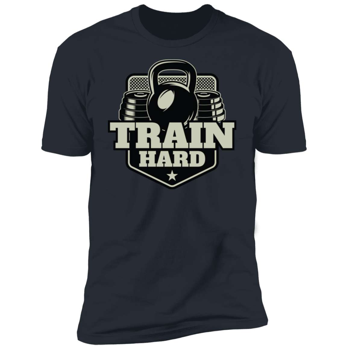 T-Shirts Indigo / S Train Hard Men's Premium T-Shirt