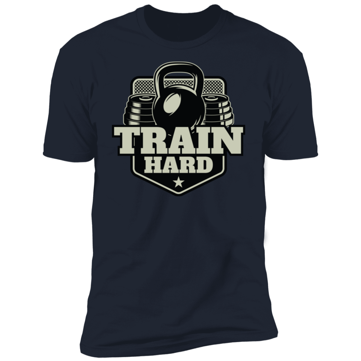 T-Shirts Midnight Navy / S Train Hard Men's Premium T-Shirt