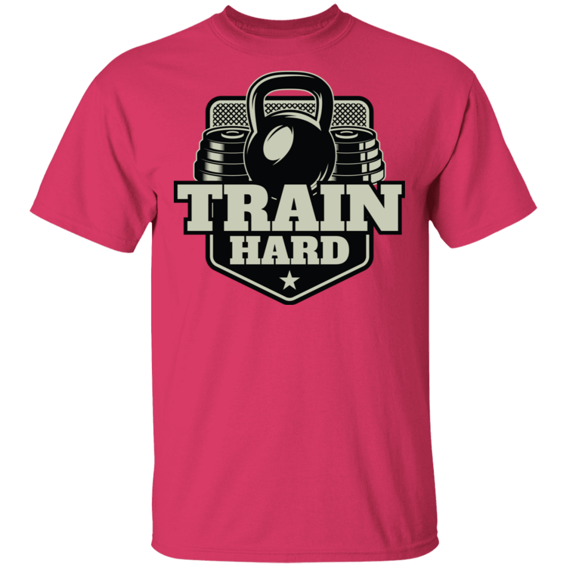 T-Shirts Heliconia / S Train Hard T-Shirt