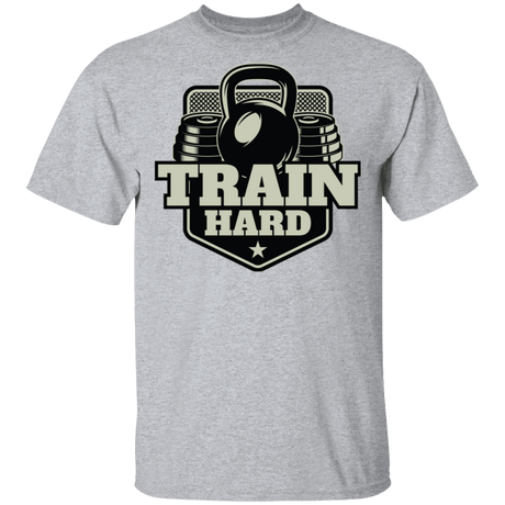 T-Shirts Sport Grey / S Train Hard T-Shirt