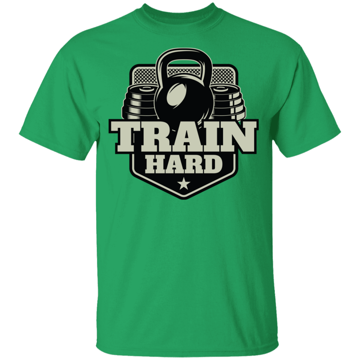 T-Shirts Irish Green / YXS Train Hard Youth T-Shirt