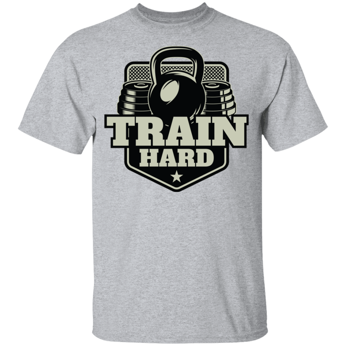 T-Shirts Sport Grey / YXS Train Hard Youth T-Shirt