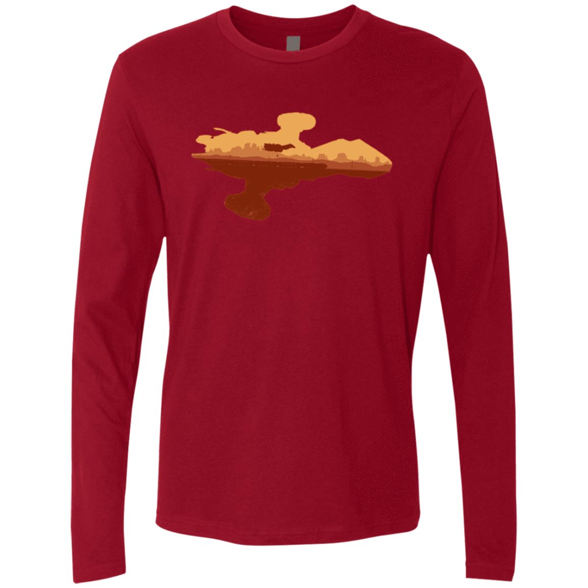 T-Shirts Cardinal / Small Train job Men's Premium Long Sleeve