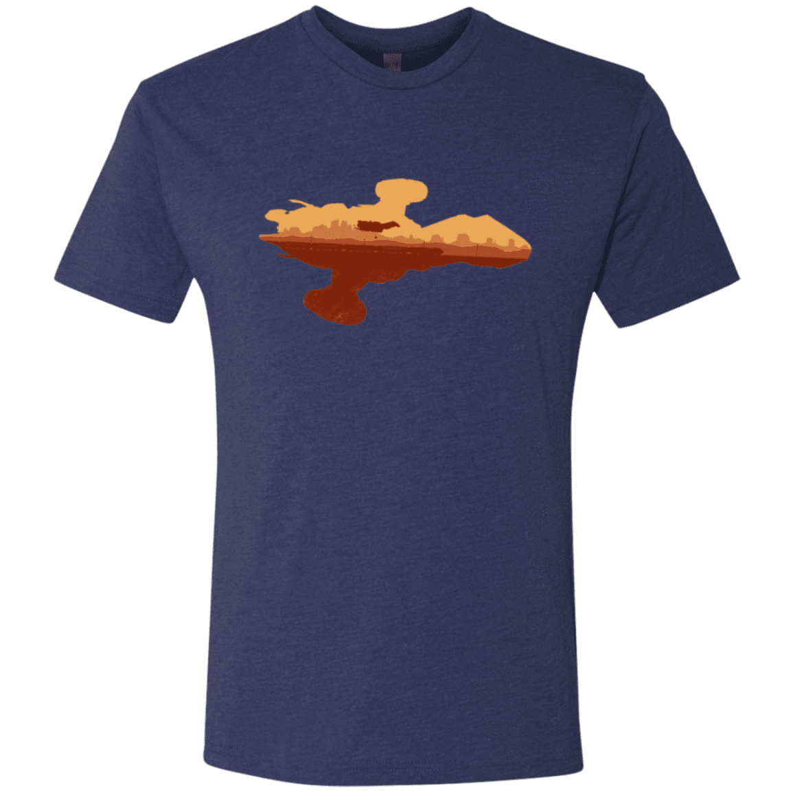 T-Shirts Vintage Navy / Small Train job Men's Triblend T-Shirt