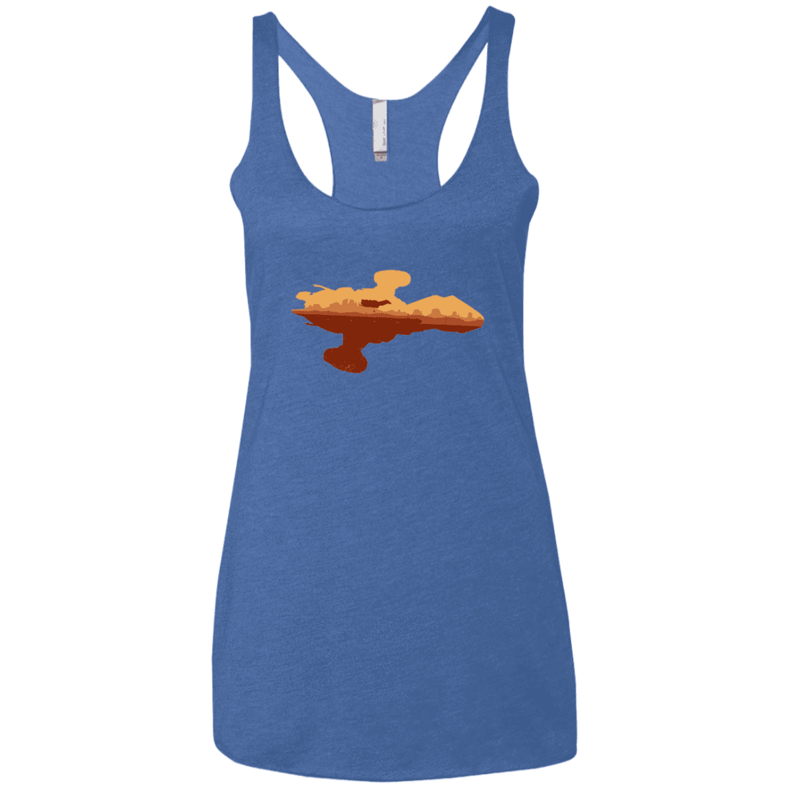 T-Shirts Vintage Royal / X-Small Train job Women's Triblend Racerback Tank