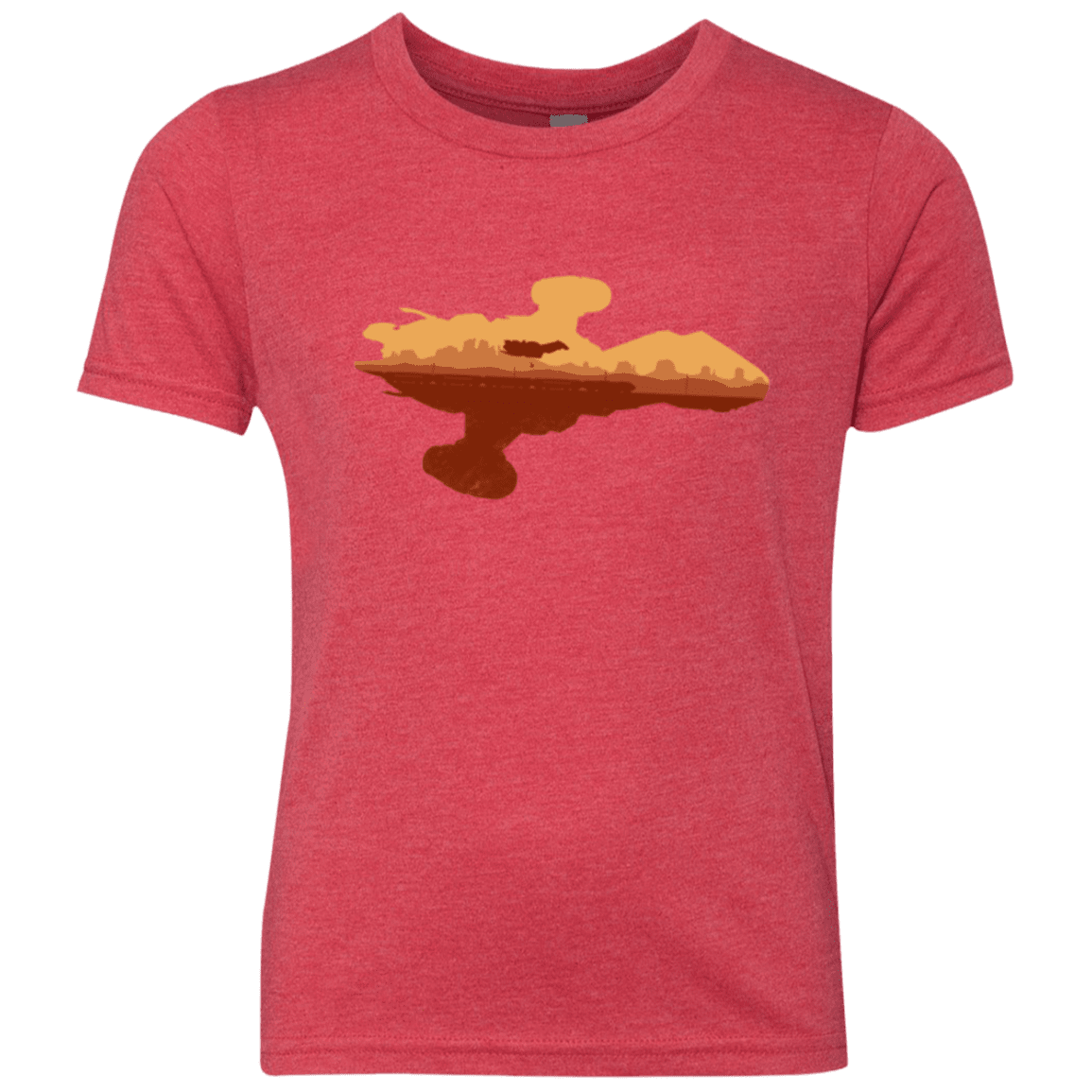 T-Shirts Vintage Red / YXS Train job Youth Triblend T-Shirt