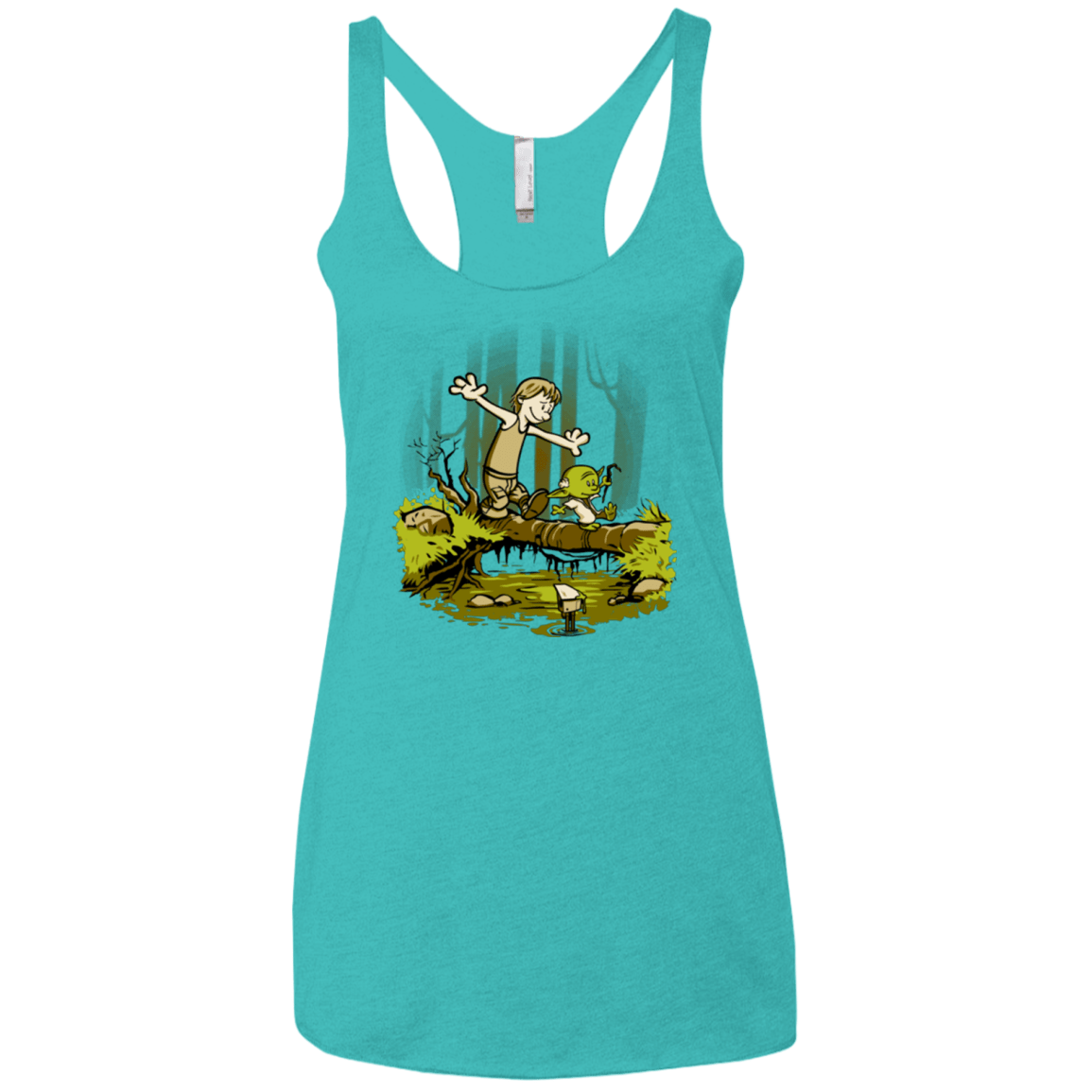 T-Shirts Tahiti Blue / X-Small Training We Are Women's Triblend Racerback Tank