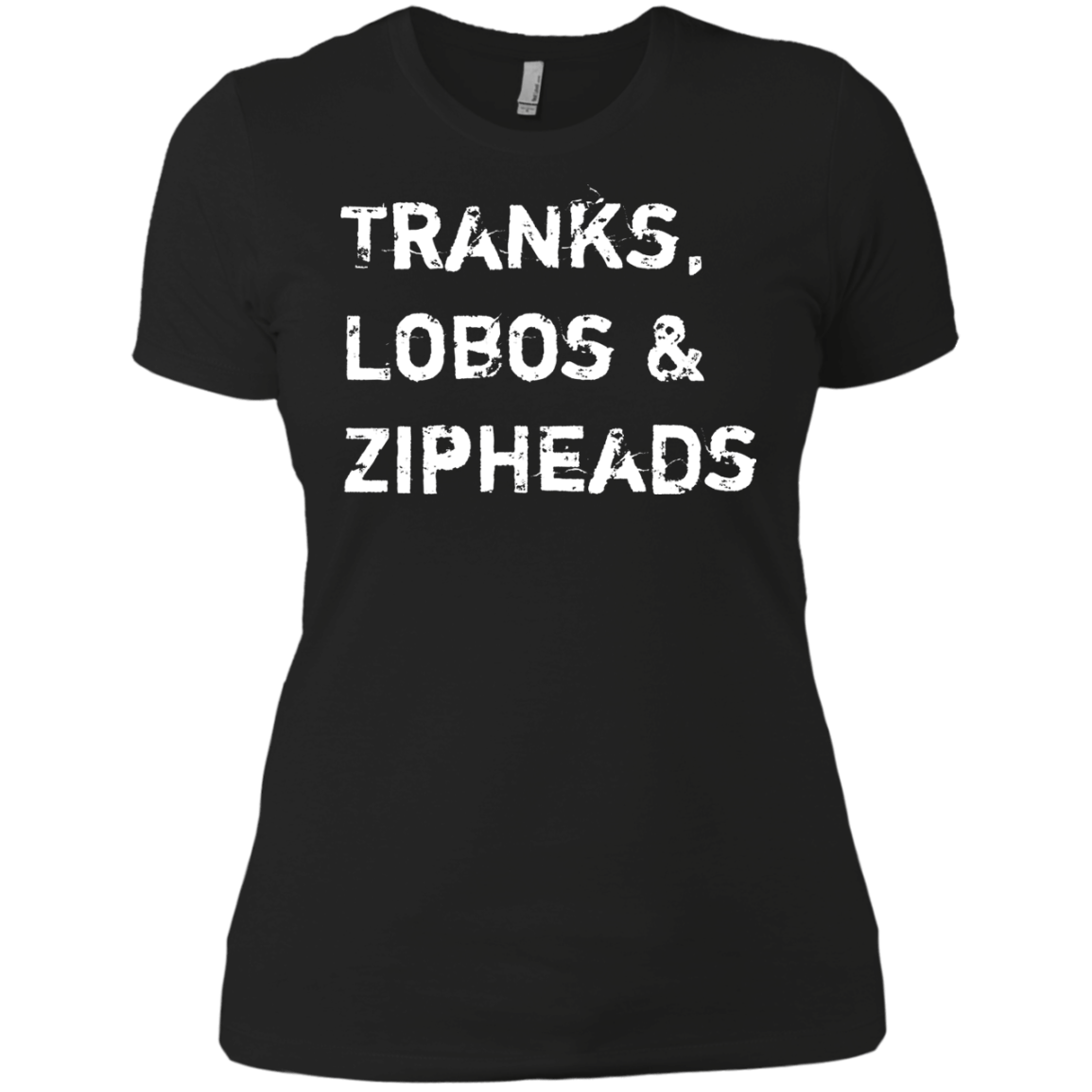 T-Shirts Black / X-Small Tranks Lobos Zipheads Women's Premium T-Shirt