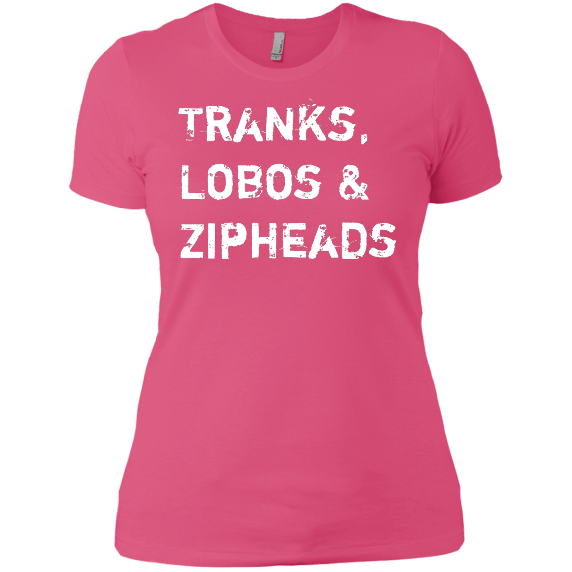T-Shirts Hot Pink / X-Small Tranks Lobos Zipheads Women's Premium T-Shirt