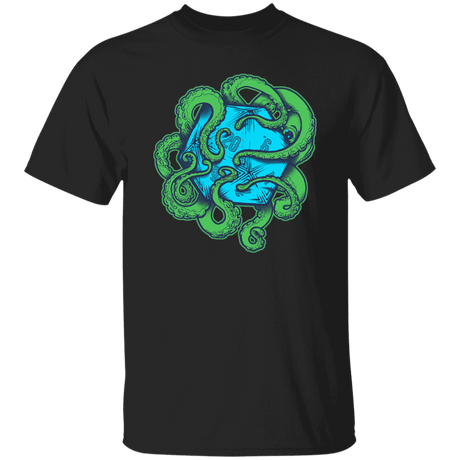 T-Shirts Black / S Transparent Octopus D20 T-Shirt