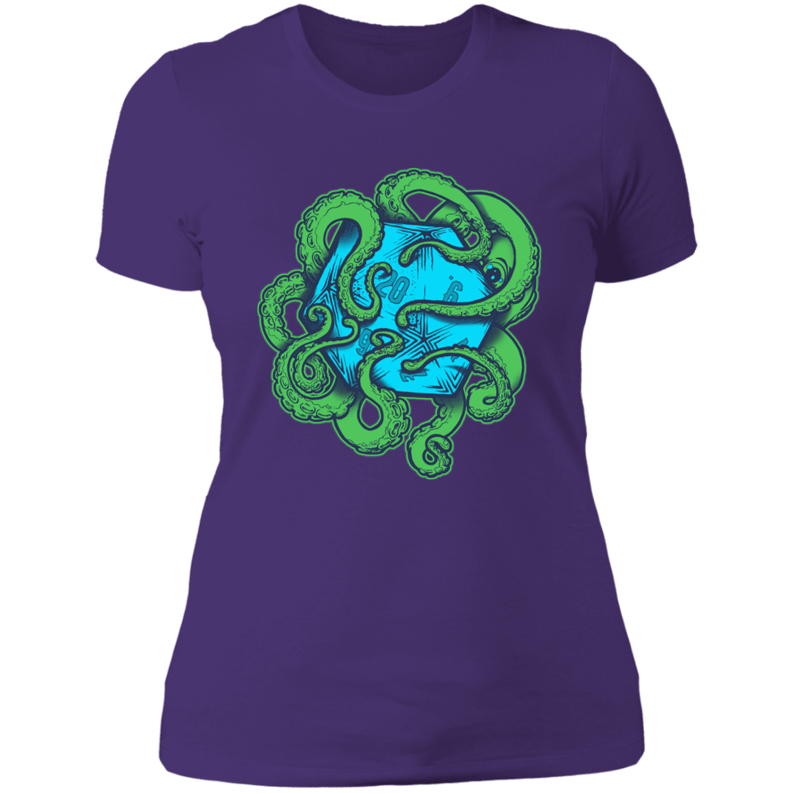 T-Shirts Purple Rush/ / S Transparent Octopus D20 Women's Premium T-Shirt