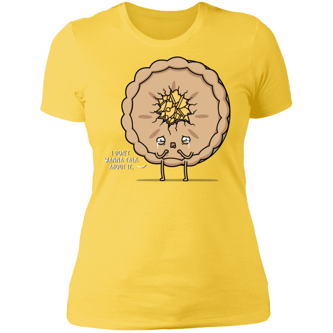 T-Shirts Vibrant Yellow / S Traumatized Pie Women's Premium T-Shirt