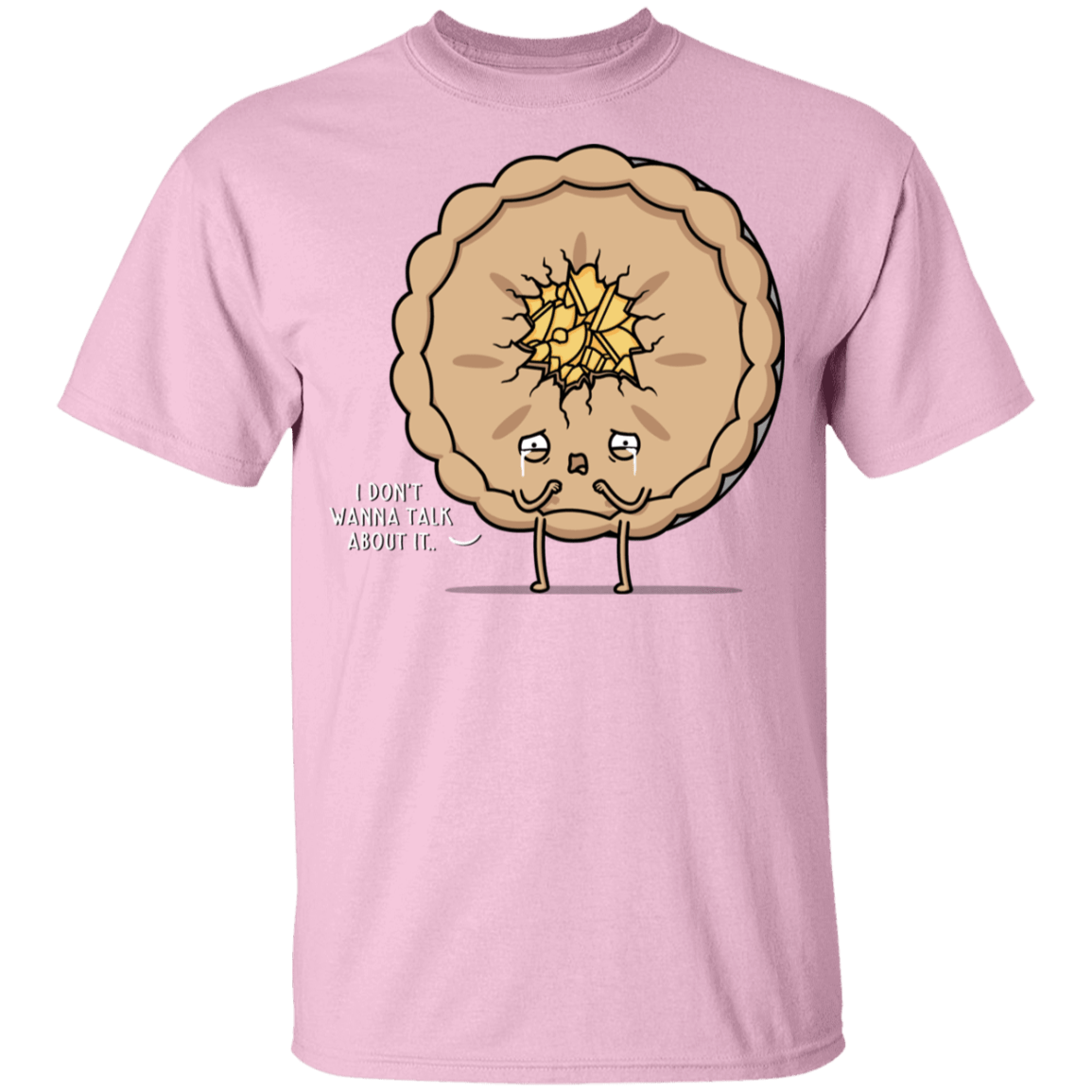 T-Shirts Light Pink / YXS Traumatized Pie Youth T-Shirt