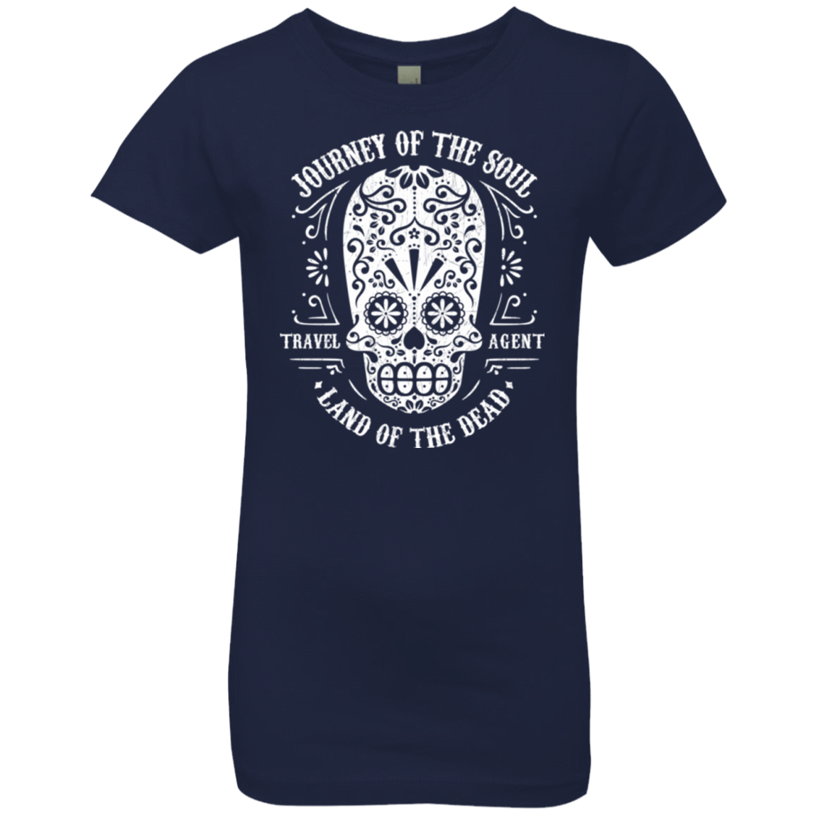 T-Shirts Midnight Navy / YXS Travel Agent Catrina Girls Premium T-Shirt