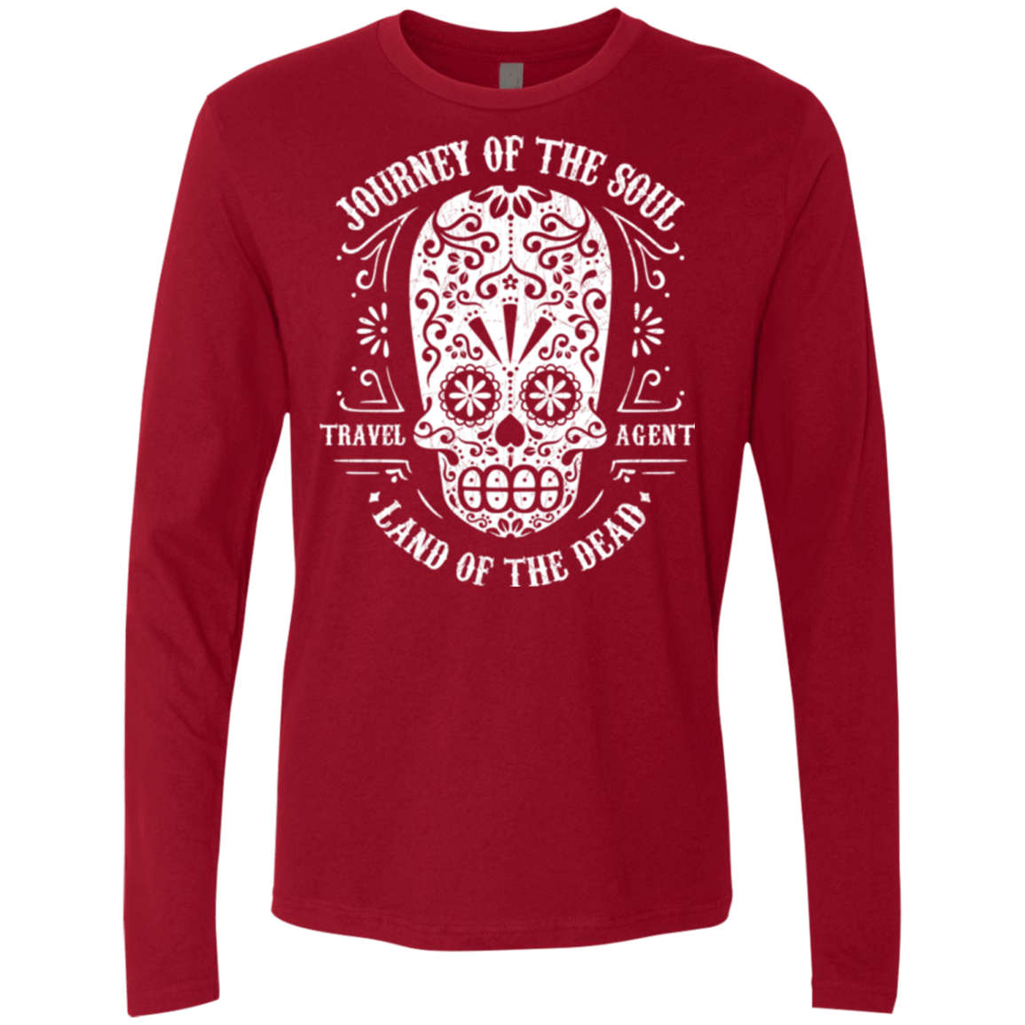 T-Shirts Cardinal / Small Travel Agent Catrina Men's Premium Long Sleeve