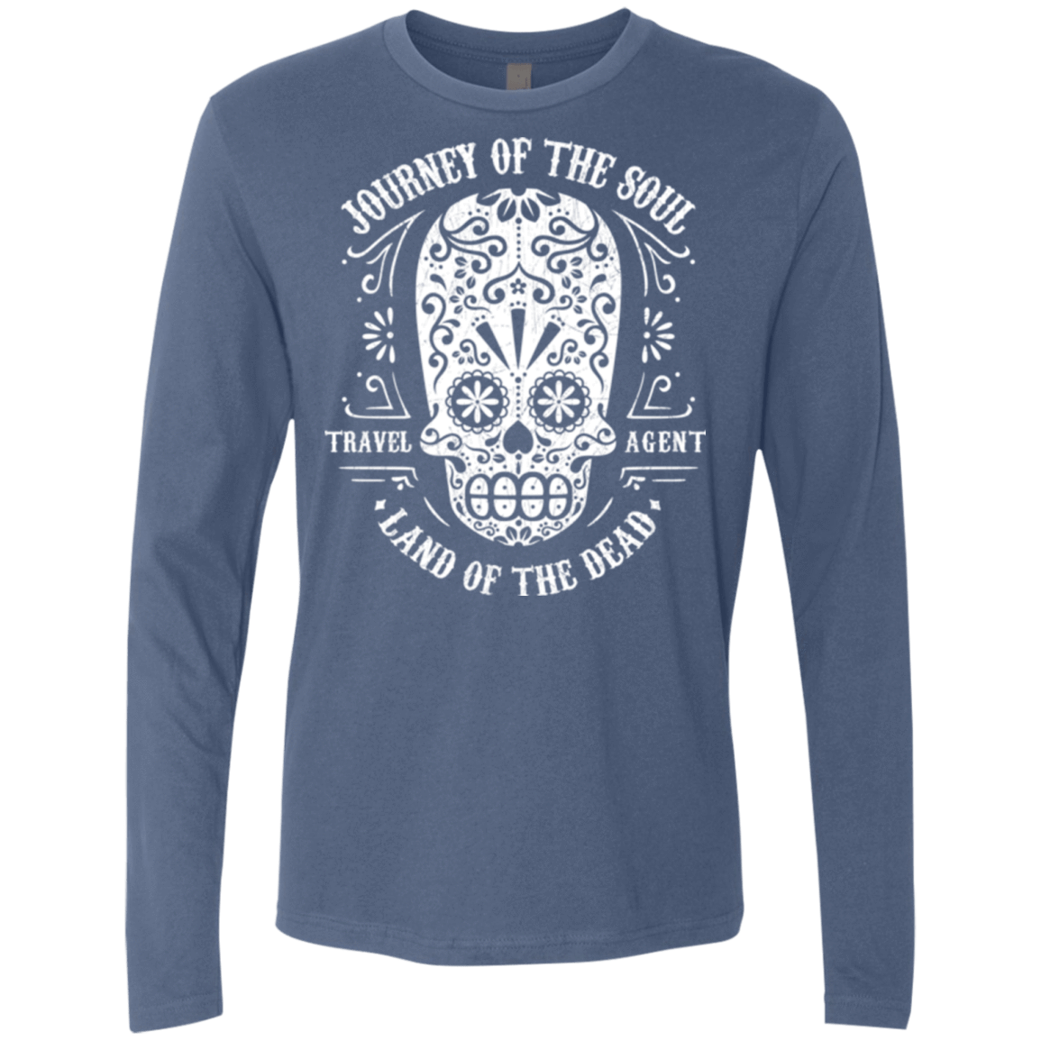 T-Shirts Indigo / Small Travel Agent Catrina Men's Premium Long Sleeve