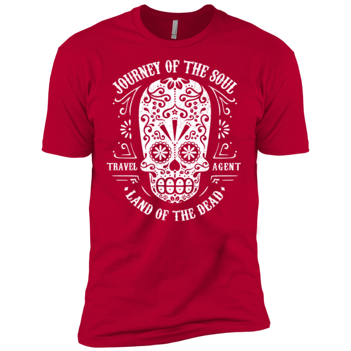 T-Shirts Red / X-Small Travel Agent Catrina Men's Premium T-Shirt