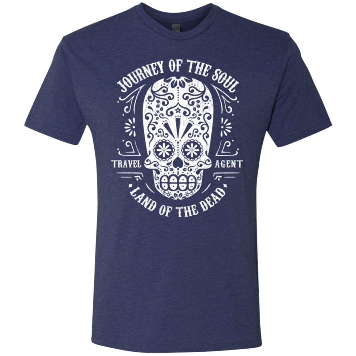 T-Shirts Vintage Navy / Small Travel Agent Catrina Men's Triblend T-Shirt