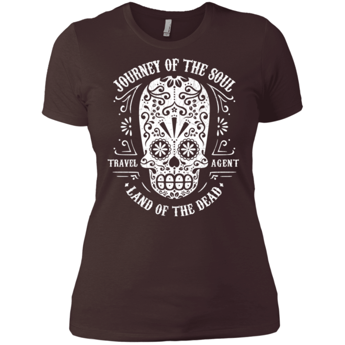 T-Shirts Dark Chocolate / X-Small Travel Agent Catrina Women's Premium T-Shirt