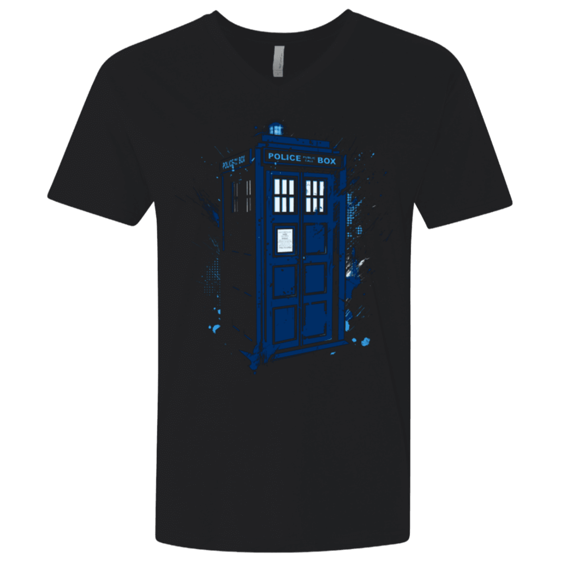 T-Shirts Black / X-Small Travel in Time Men's Premium V-Neck