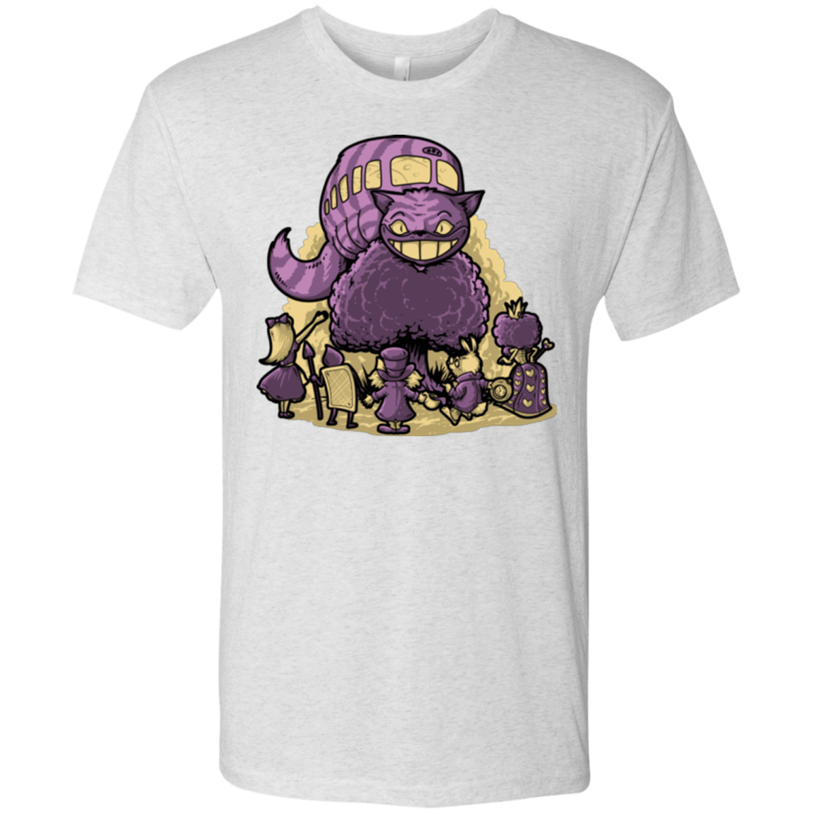 T-Shirts Heather White / Small TRAVELING WONDERLAND Men's Triblend T-Shirt