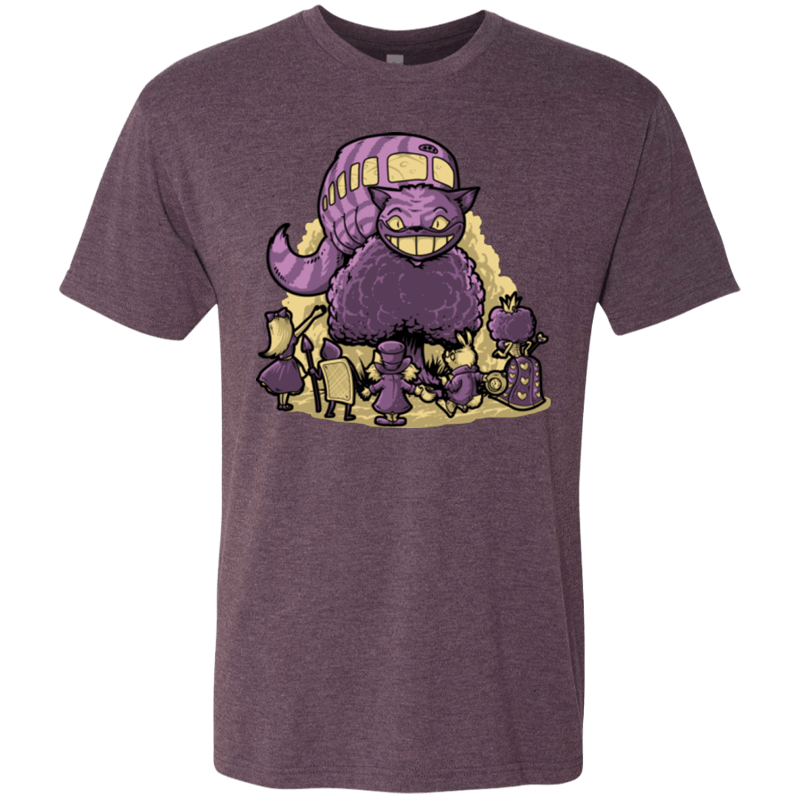 T-Shirts Vintage Purple / Small TRAVELING WONDERLAND Men's Triblend T-Shirt