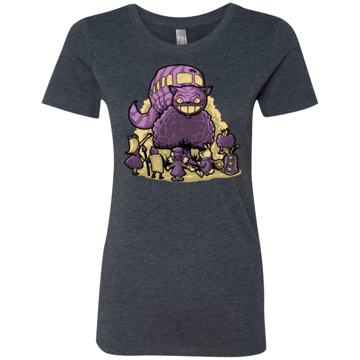 T-Shirts Vintage Navy / Small TRAVELING WONDERLAND Women's Triblend T-Shirt