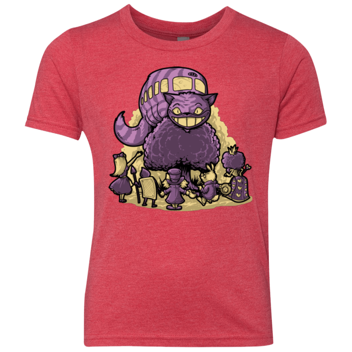 T-Shirts Vintage Red / YXS TRAVELING WONDERLAND Youth Triblend T-Shirt