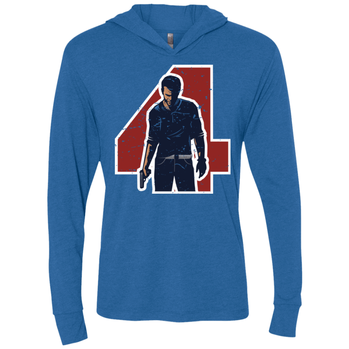 T-Shirts Vintage Royal / X-Small Treasure Hunter Triblend Long Sleeve Hoodie Tee