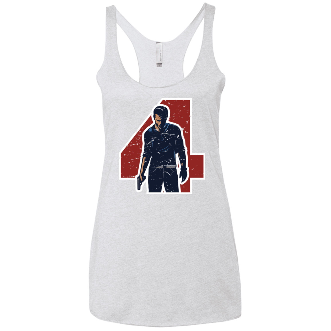 T-Shirts Heather White / X-Small Treasure Hunter Women's Triblend Racerback Tank