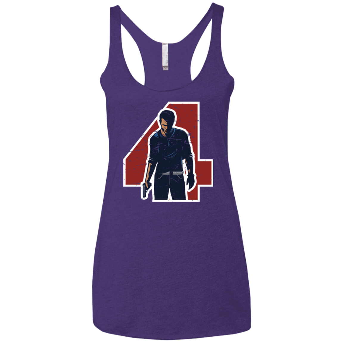 T-Shirts Purple / X-Small Treasure Hunter Women's Triblend Racerback Tank