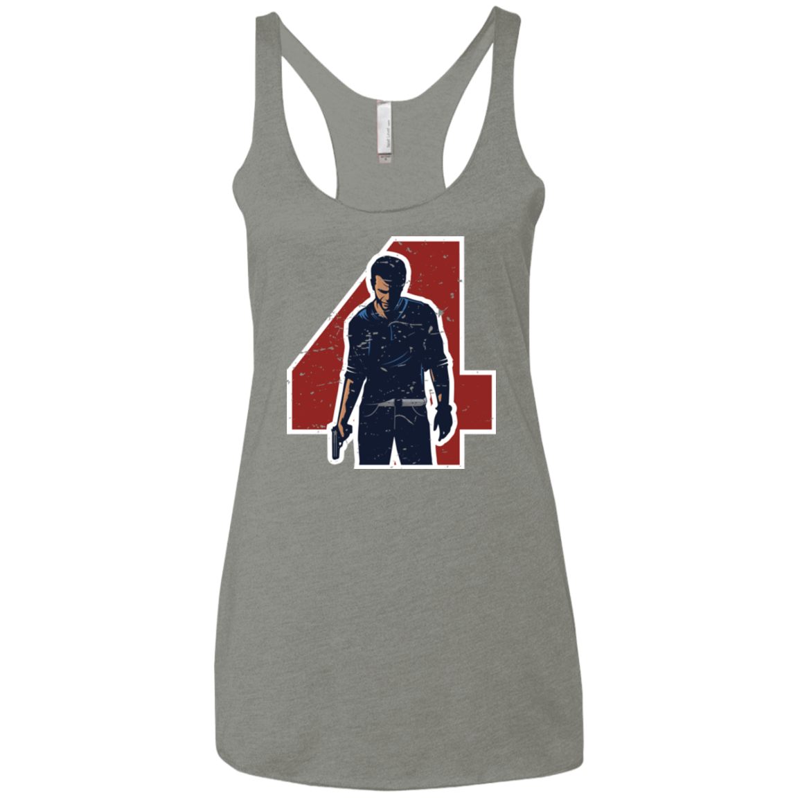 T-Shirts Venetian Grey / X-Small Treasure Hunter Women's Triblend Racerback Tank