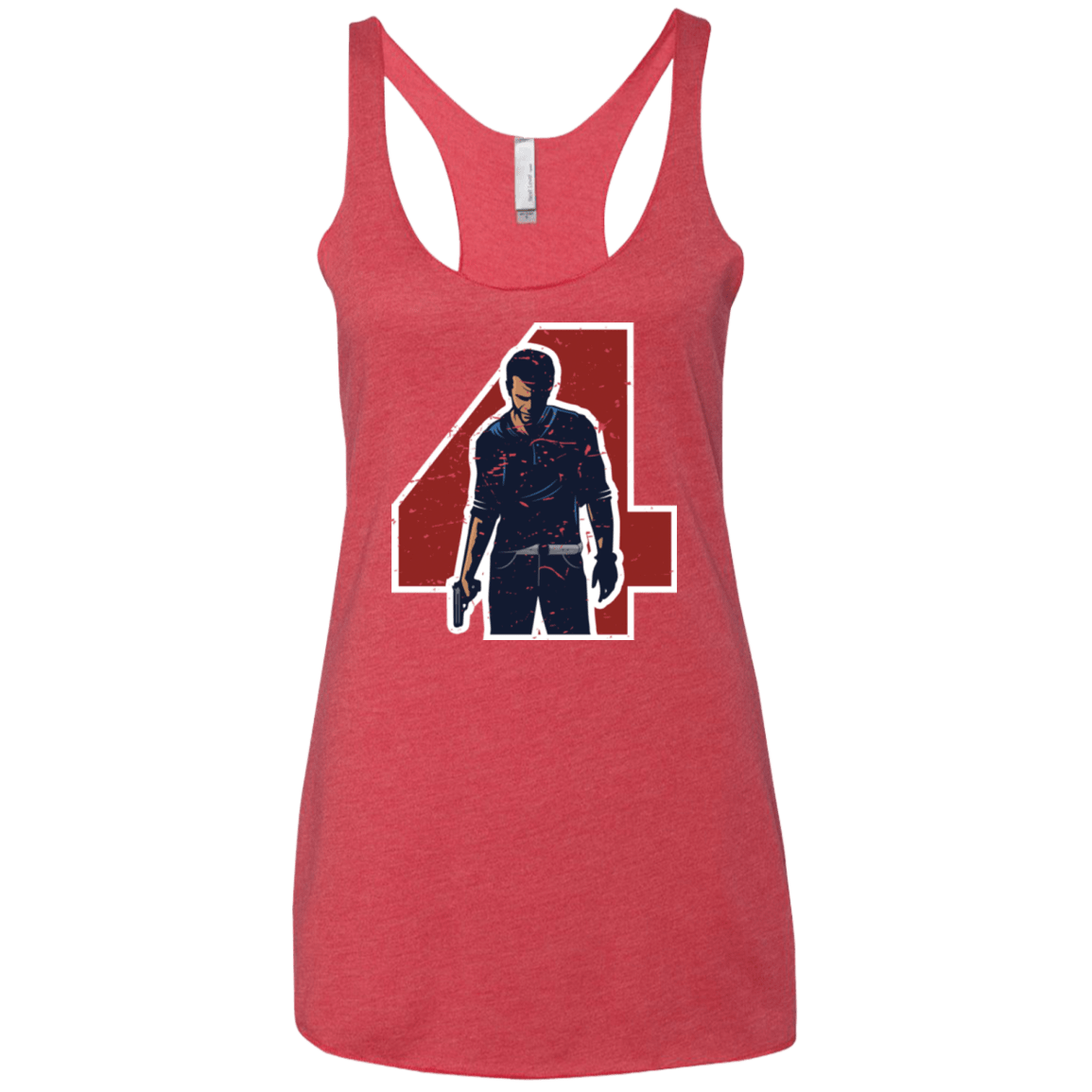 T-Shirts Vintage Red / X-Small Treasure Hunter Women's Triblend Racerback Tank