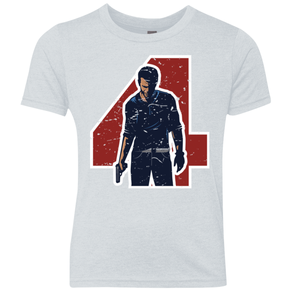 T-Shirts Heather White / YXS Treasure Hunter Youth Triblend T-Shirt