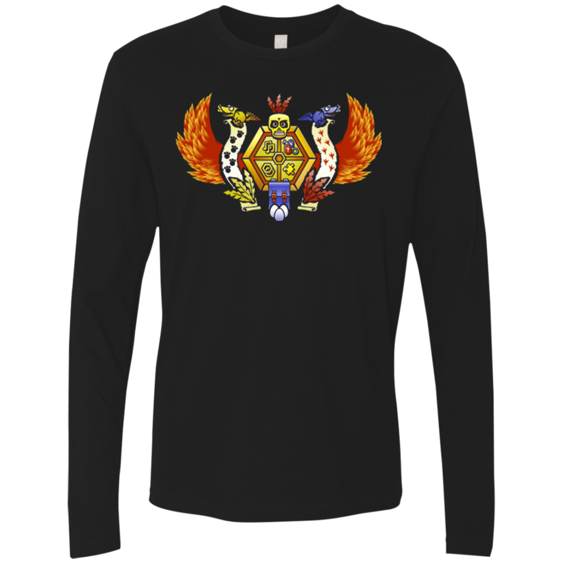 T-Shirts Black / Small Treasure Hunters Crest Men's Premium Long Sleeve